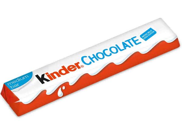 Kinder Chocolate Medium Bar 21g