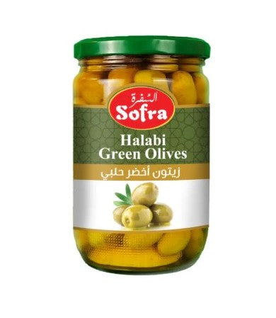 Sofra Halabi Green Olives 1250g