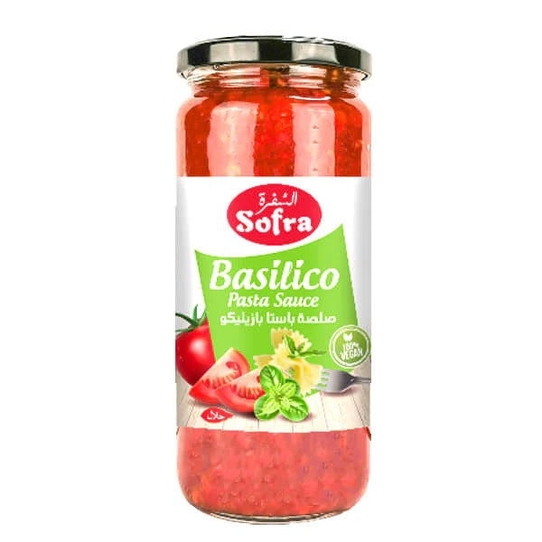 Sofra basilico pasta sauce 465g