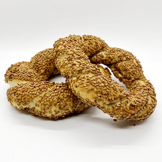 Bread: Istanbul Simit (Turkish Sesame Bread rings) 550g