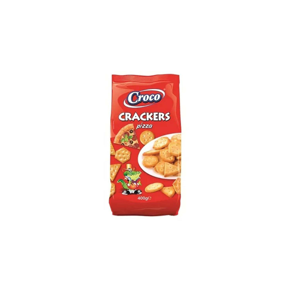 Croco Crackers Biscuits with Pizza Flavour 400g