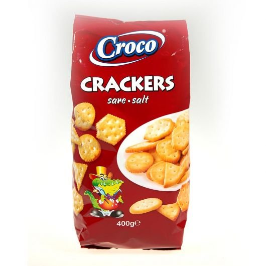 Croco Crackers Biscuits with salt Flavour 400g