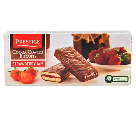 Prestige sandwich biscuits with coca glazing Strawberry jam 200g