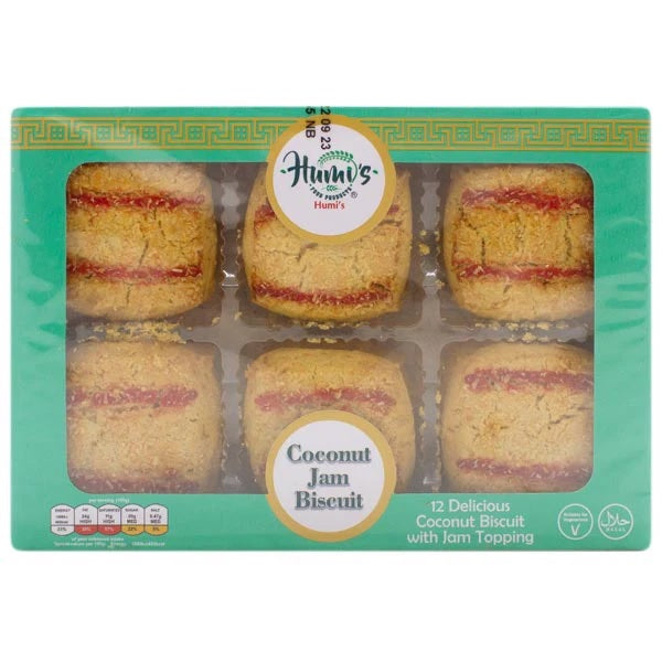 Humi's Butter Coconut Biscuits With Jam 12pc