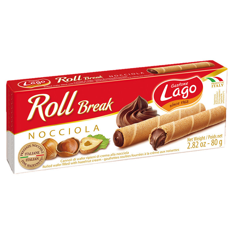 Gastone Lago Roll Break Nocciola 80g