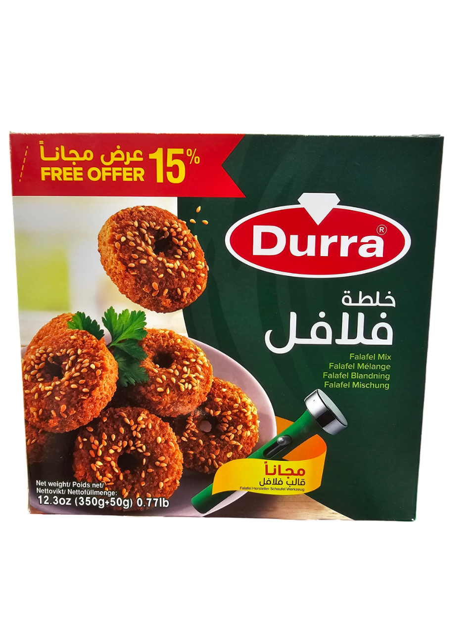 Durra Falafel Mix 400g (350g + 50g Free)
