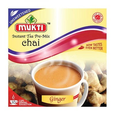 Mukti Instant Ginger Tea UnSweetened 10s 140g