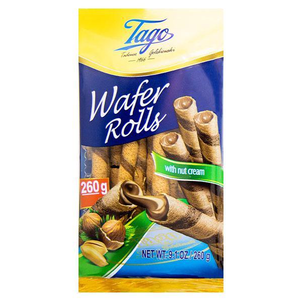 Tago Wafer Rolls hazelnut 260g