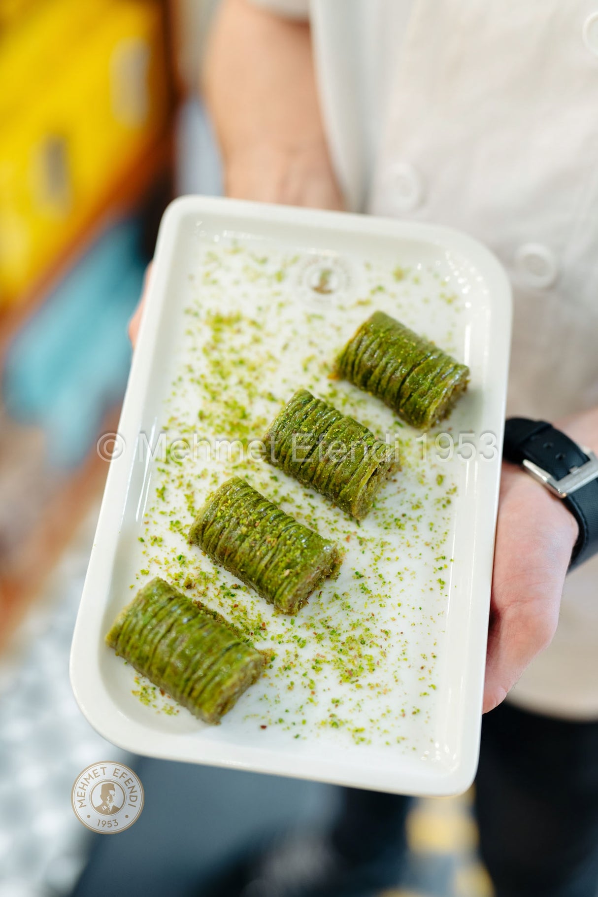 Mehmet Efendi Pistachio Rolled Baklava -Sarma 250g