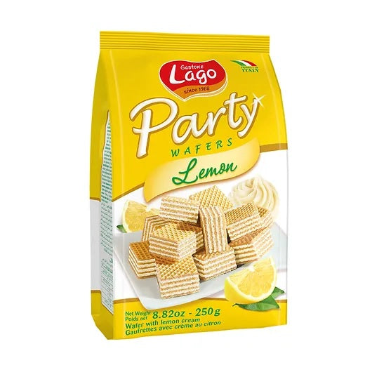 Gastone Lago Party Wafers Lemon 250g