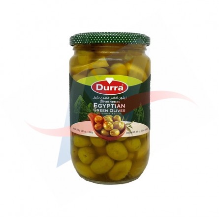 Al Durra egyptian Whole Green Olives 700g