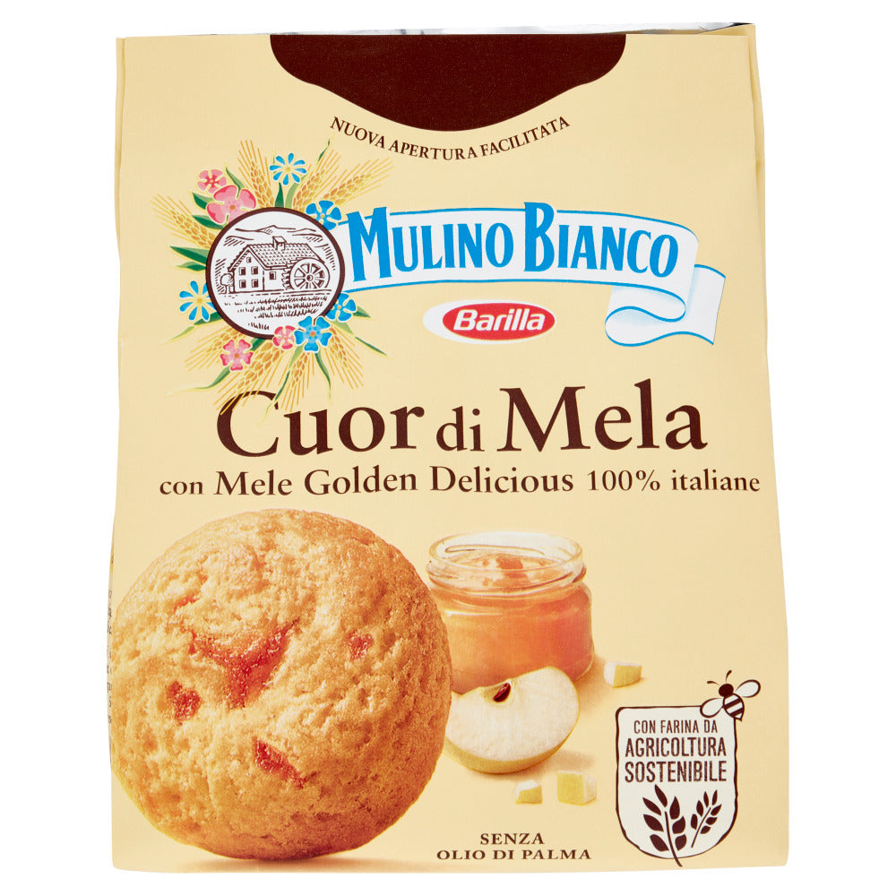 Barilla Mulino Bianco Cuor di Mela con Mele Golden Delicious 100% Italiano 300g