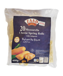 Zaad Mozzarella Cheese Spring Rolls 600g