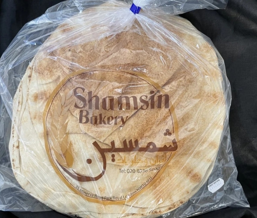 10X Shamsin White Bread Large 5pcs