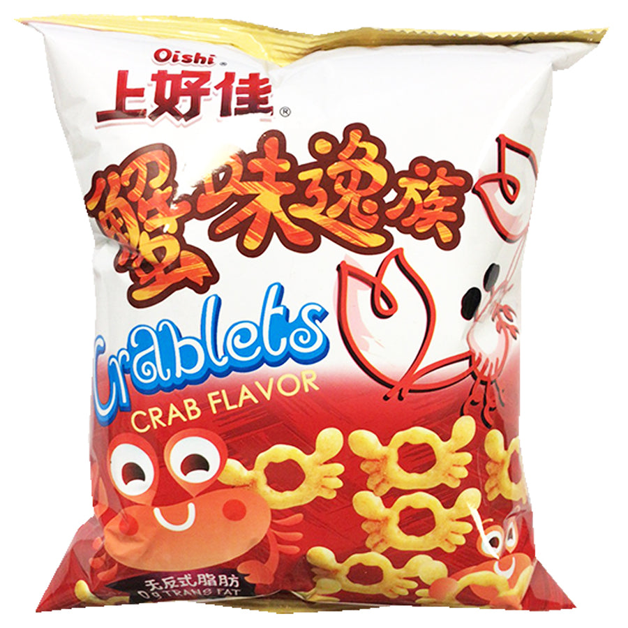 Oishi Crablets Crab Flavoured Snack 40g