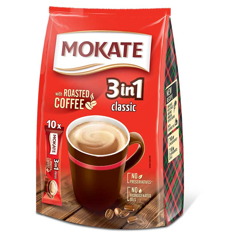 Caffetteria Mokate 3 In 1 Classic With Roasted Coffee 10PCS