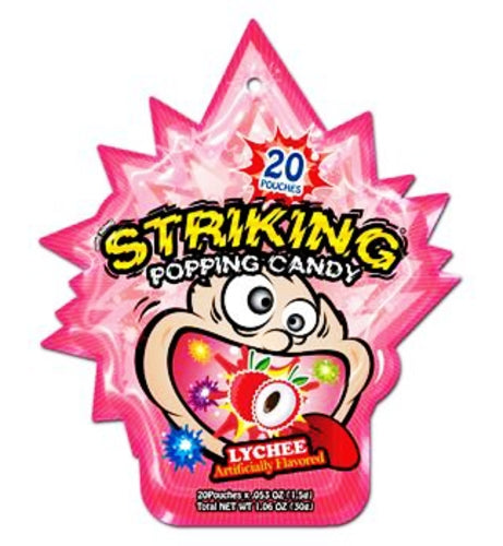 YUHIN Popping Candy - Lychee  flavoured 30g