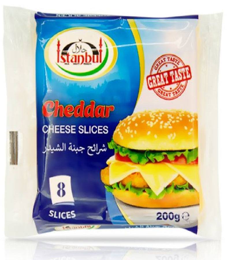 Istanbul cheddar cheese slice 200g