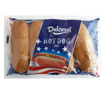 Bread: Dulcesol Hot Dog Buns 4 Pcs 250g