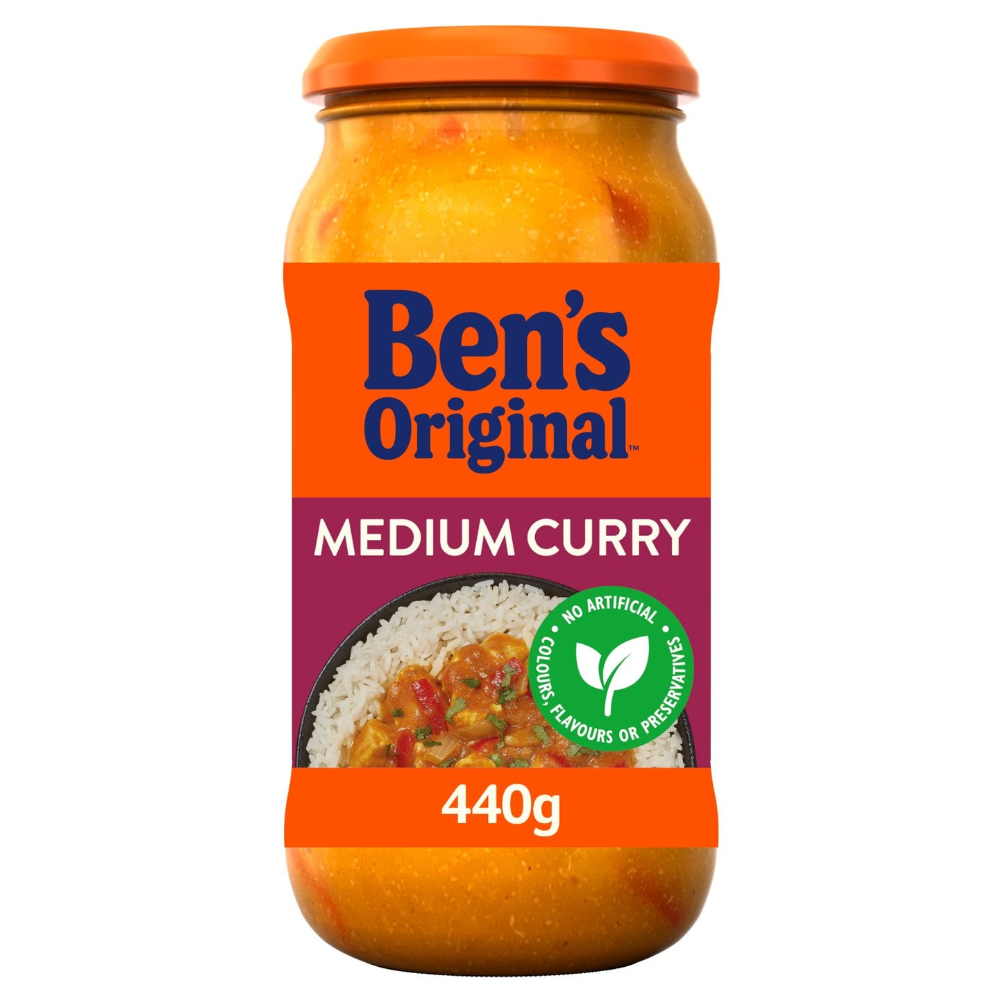 Ben's original medium curry 440g