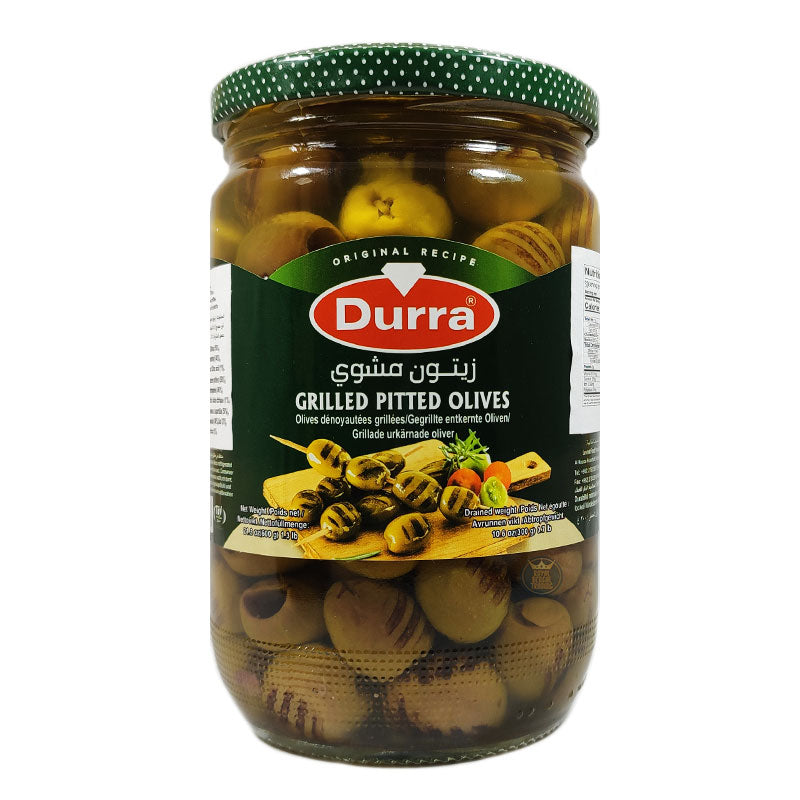 Durra grilled pitted olives 370g