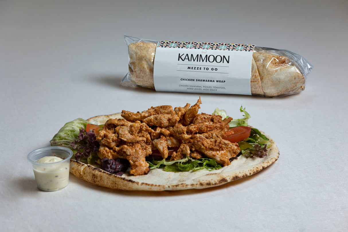 chicken shawarma wrap