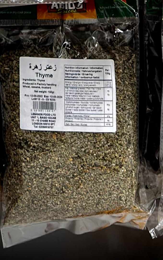 Abido rose thyme 100g