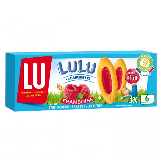 Lu Lulu La Barquette Framboise 120g