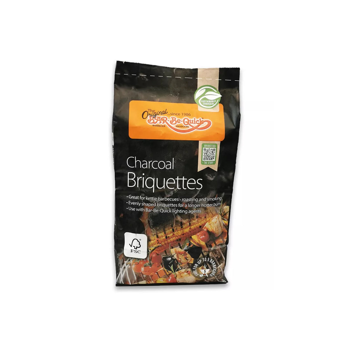 Bar-Be-Quick Barbecue Briquettes - 4.5kg