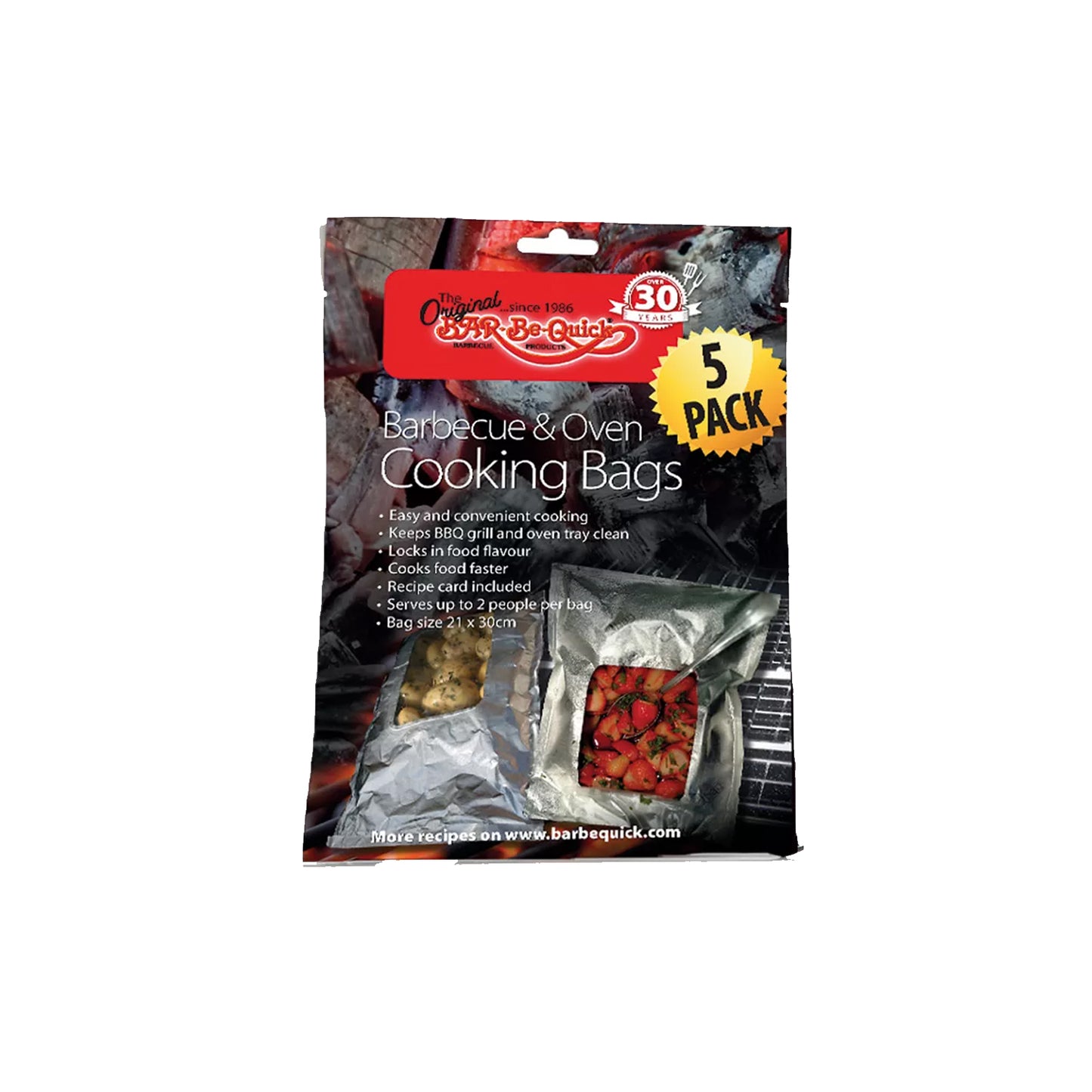 Bar-Be-Quick Barbecue & Oven Foil Cooking Bags