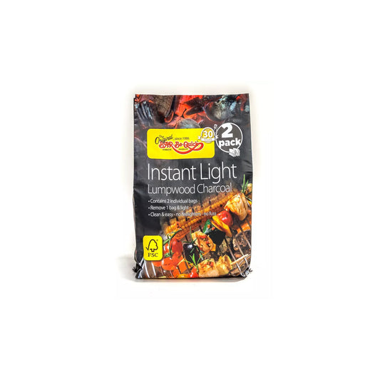 Bar-Be-Quick Instant Lighting Charcoal - 2pk
