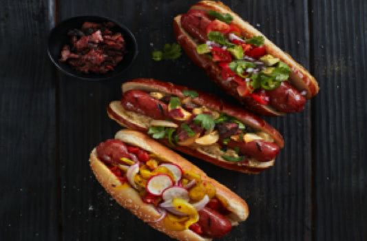 Tom Hixson New York Diner Halal Beef Hot Dogs x8