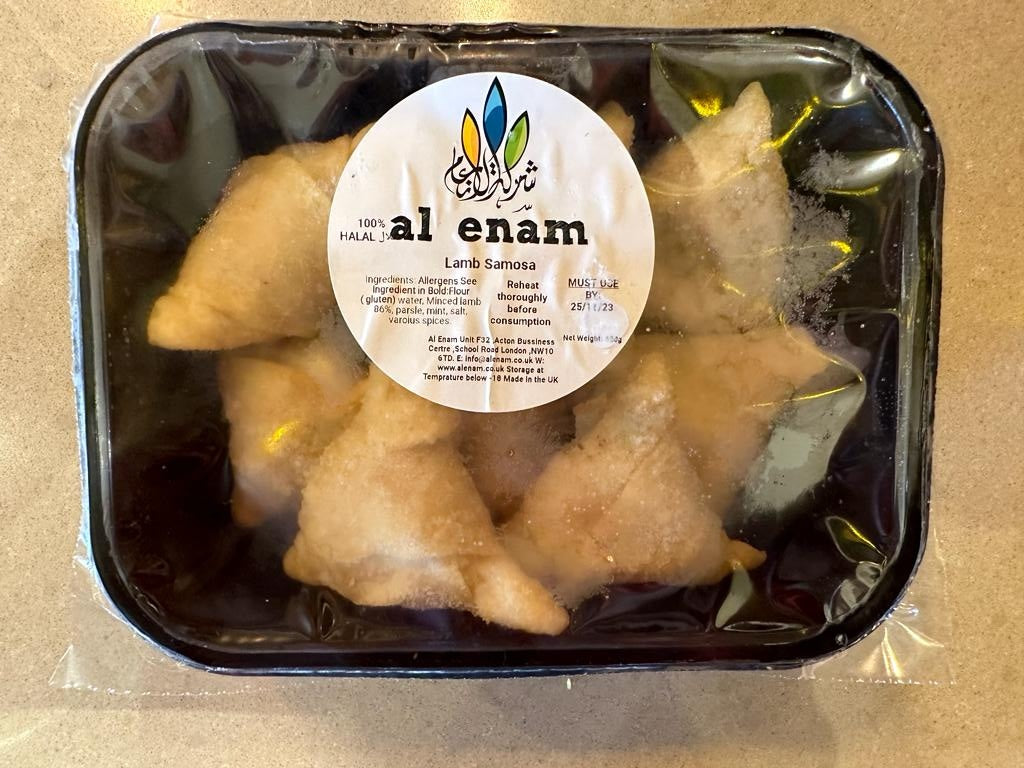 Al Enam lamb samosa 450g