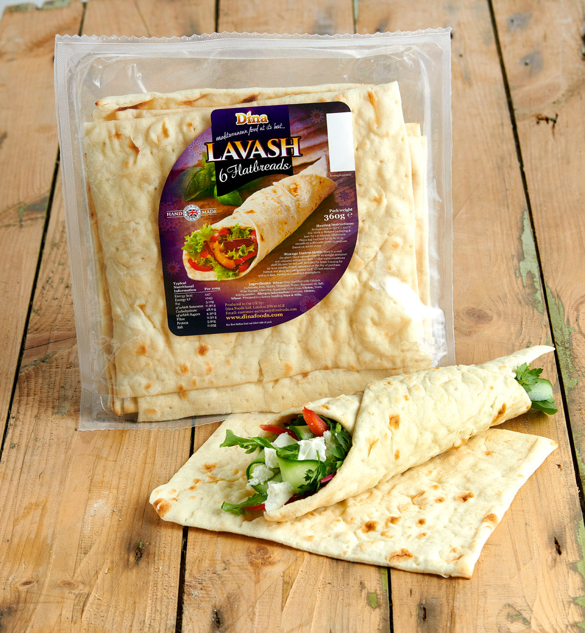 Dina Lavash Square 6pcs