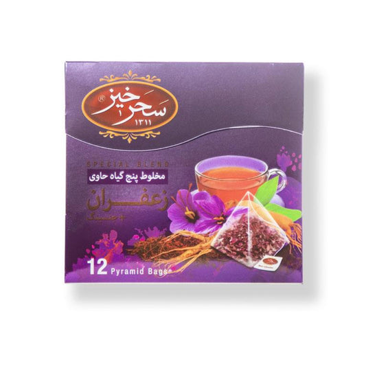 Sahar Khiz Saffron & Ginseng 12 Bags
