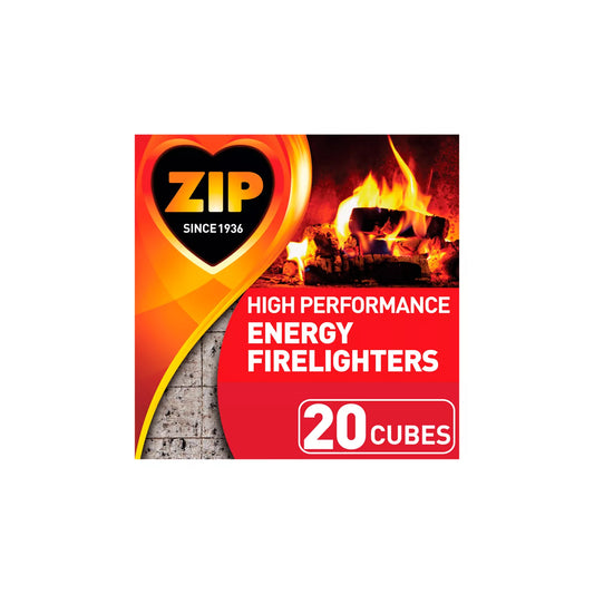 Zip High Performance Energy Firelighter Cubes - 20pk