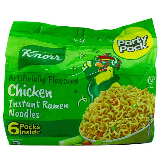 Knorr chicken instant ramen noodles 6 pack
