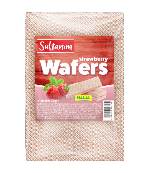 Sultanim Strawberry Wafers 300g