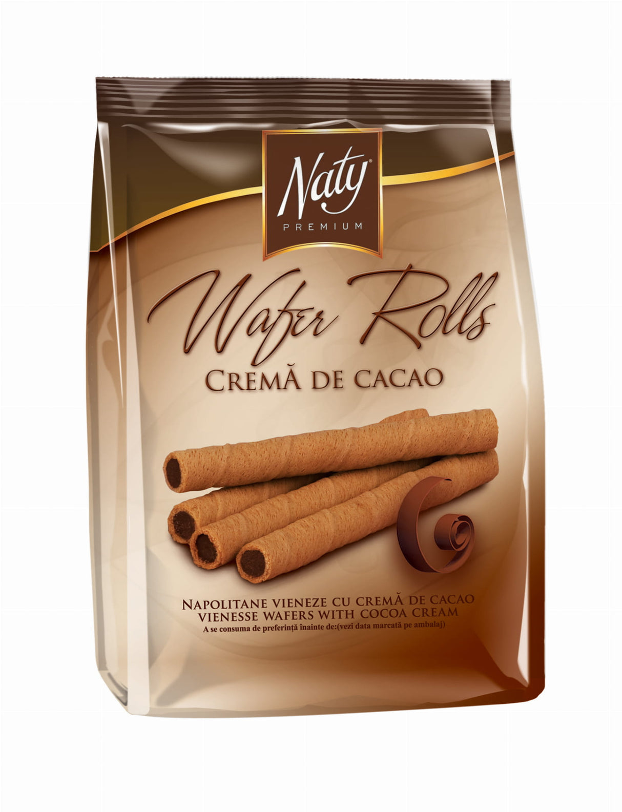 Naty wafer rolls Crema De cacao  200g