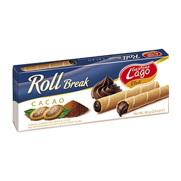 Gastone Lago Roll Break Cacao 80g