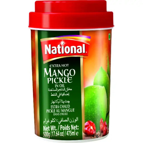 National Extra Hot Mango Pickle 1kg