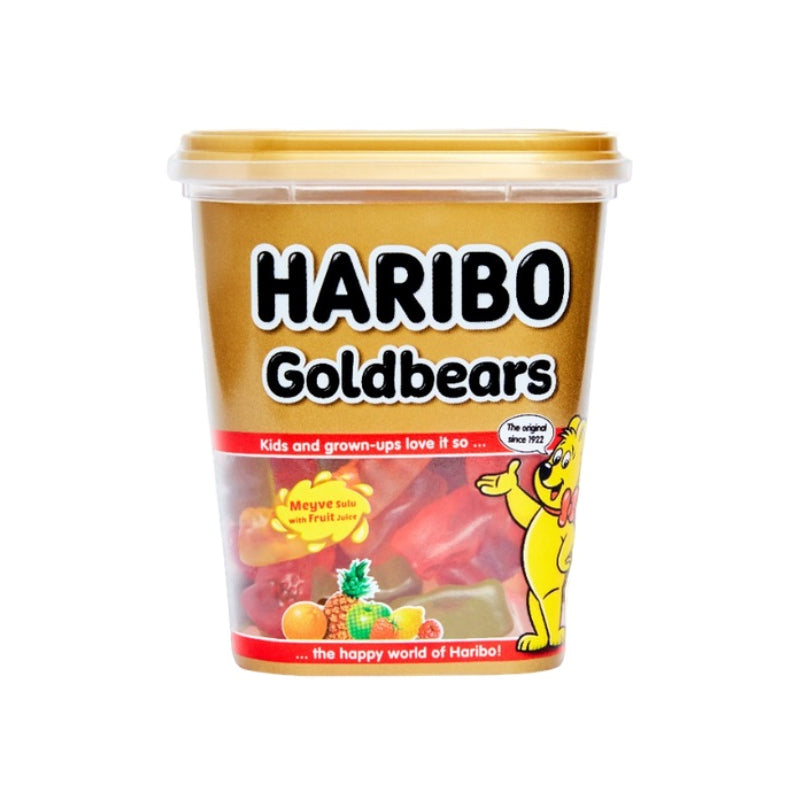 Haribo Gold Bears (Tub) 175g (Halal)