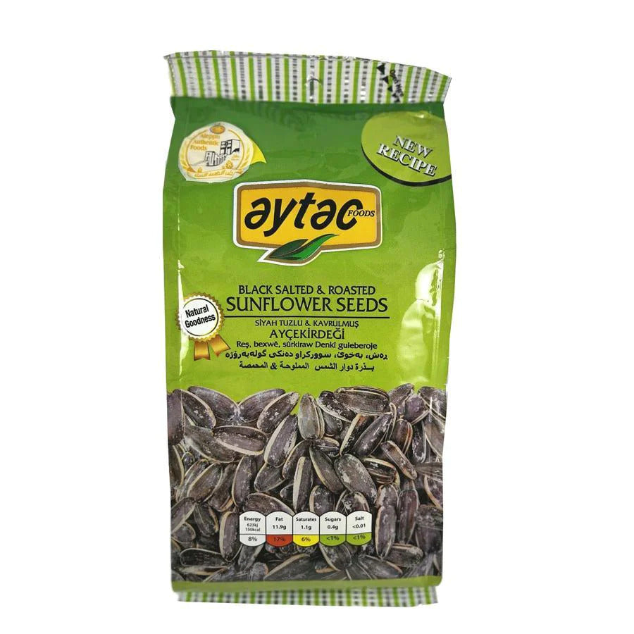 Aytac Black Salted & Roasted Sunflower Seeds 250g