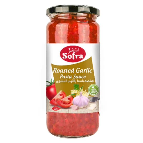 Sofra roasted garlic pasta sauce 465g