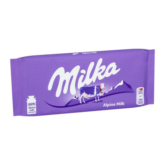 Milka Alpine Milk Chocolate 100G