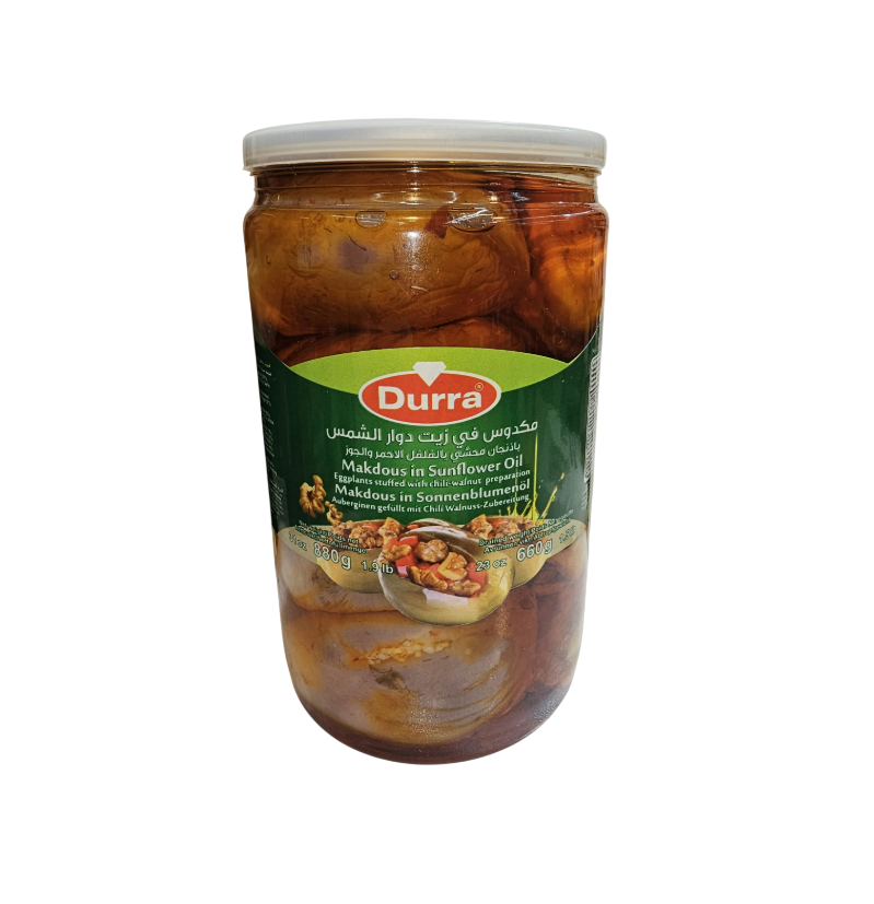 Durra Makdous In Sunflower Oil 880g