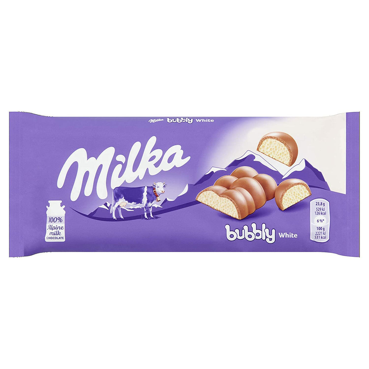 Milka Bubbly white 95G