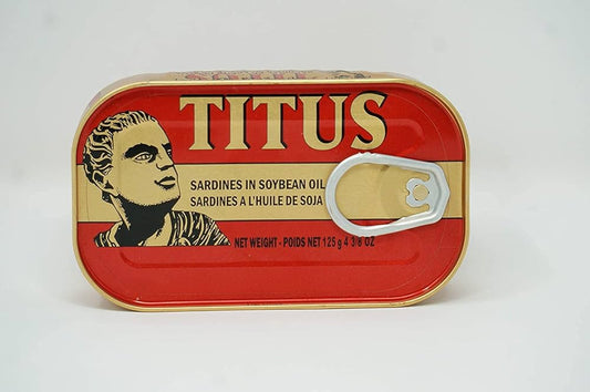 Titus Sardines In Vegetable oil 125g