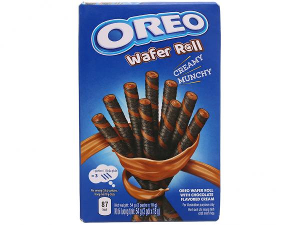 Oreo Wafer Roll Chocolate 54G