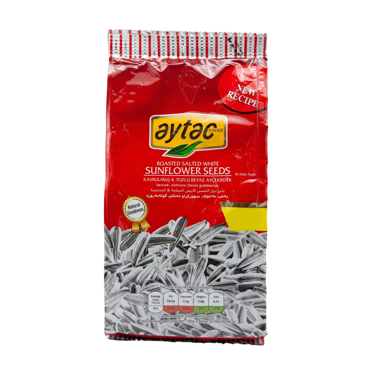 Aytac White Salted & Roasted Sunflower Seeds 250g